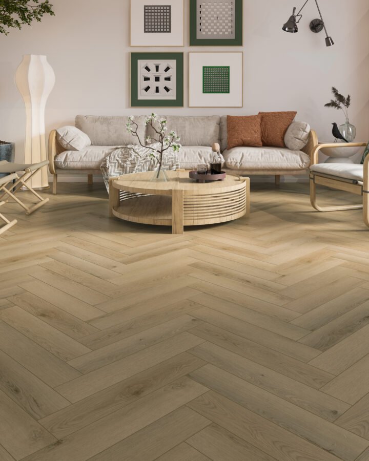Firmfit Silent Visgraat 7601 (rigid click) Sierra Beige
